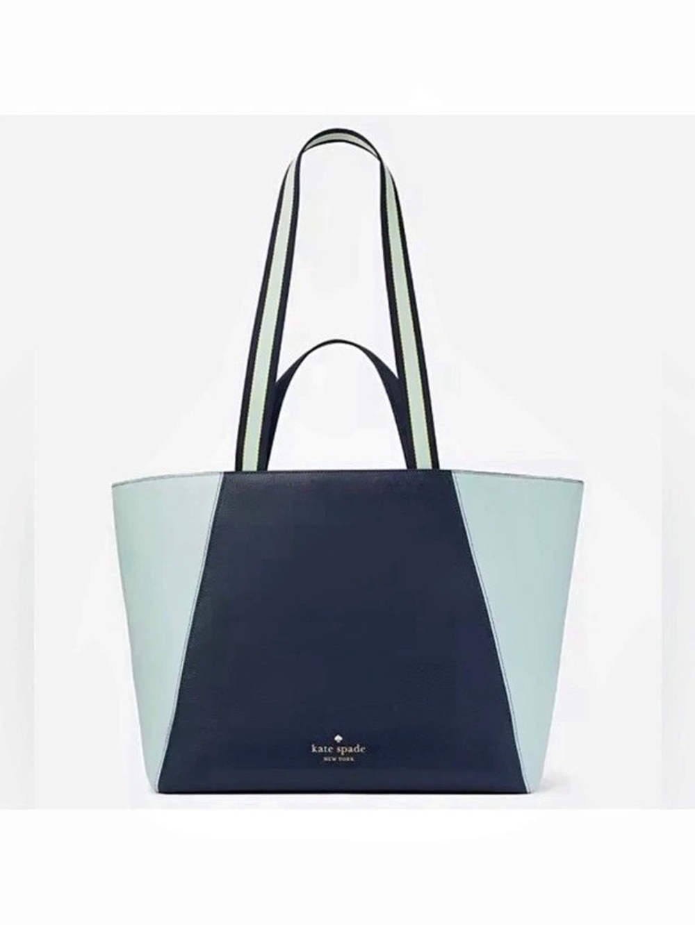Kate Spade Rosie Colorblock Tote in Blue & Green